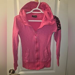 Bench Women's Vibrant Pink Zip-Up Hoodie